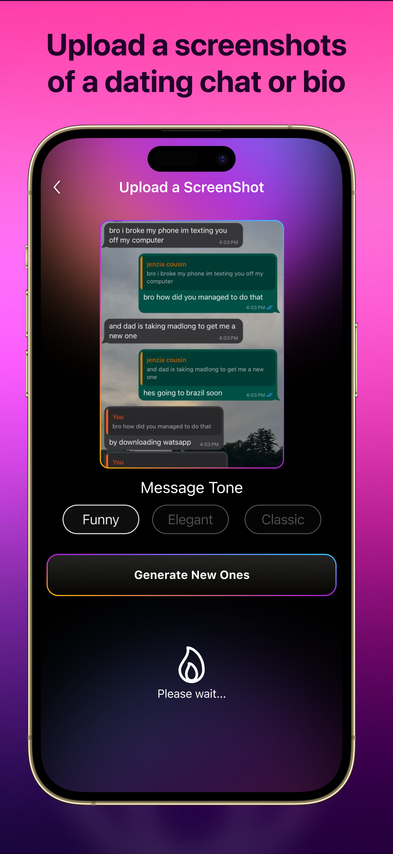 FlirtMaster Chat Assistant Feature